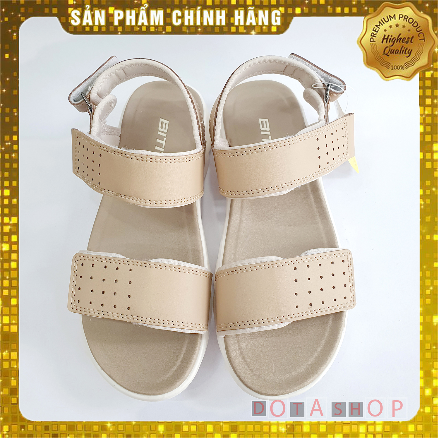 SANDAL NỮ BITIS DEG0002-KEM