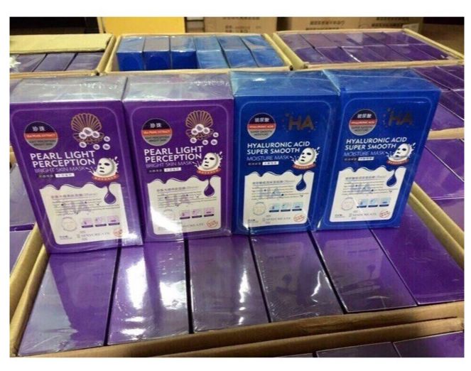 Hộp 20 miếng mặt nạ ha dưỡng ẩm trắng da