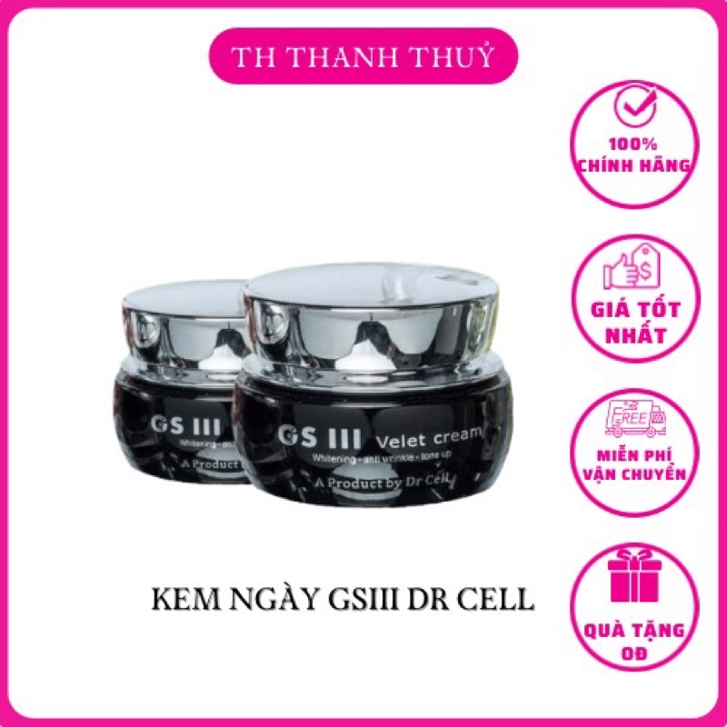 Kem dưỡng trắng da ban ngày gsiii drcell