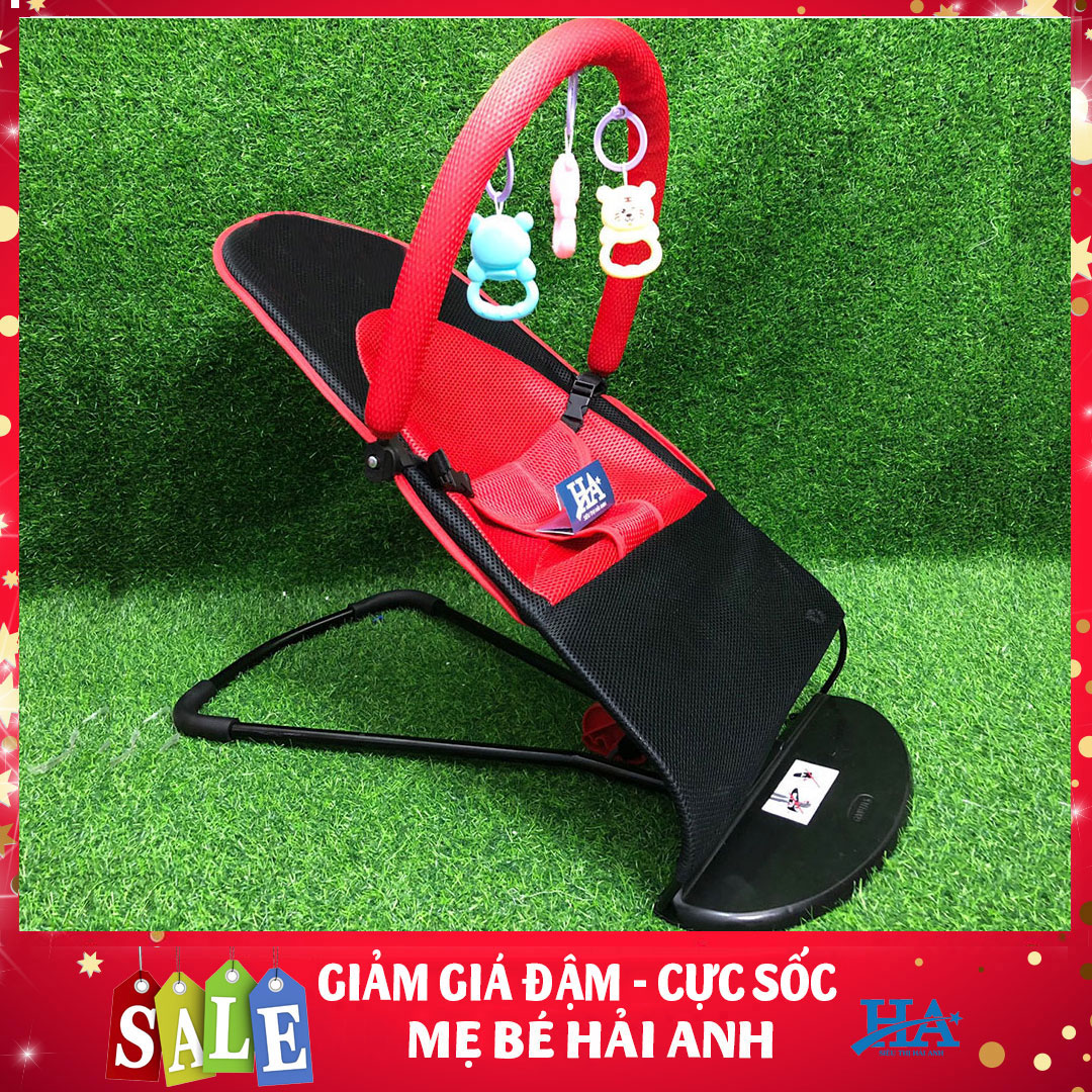 Ghế rung nhún có thanh cheo tặng kèm đồ chơi, ghế rung nhún cho bé , ghế nhún cho bé, ghế rung cho bé