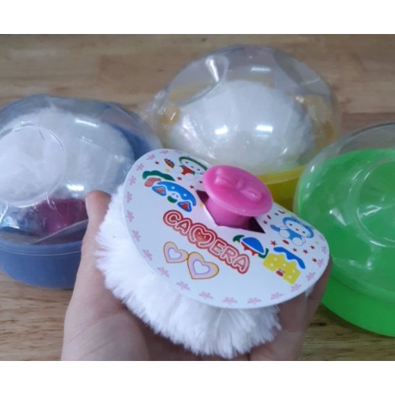 Hộp đựng phấn rôm camera siêu mềm cho bé