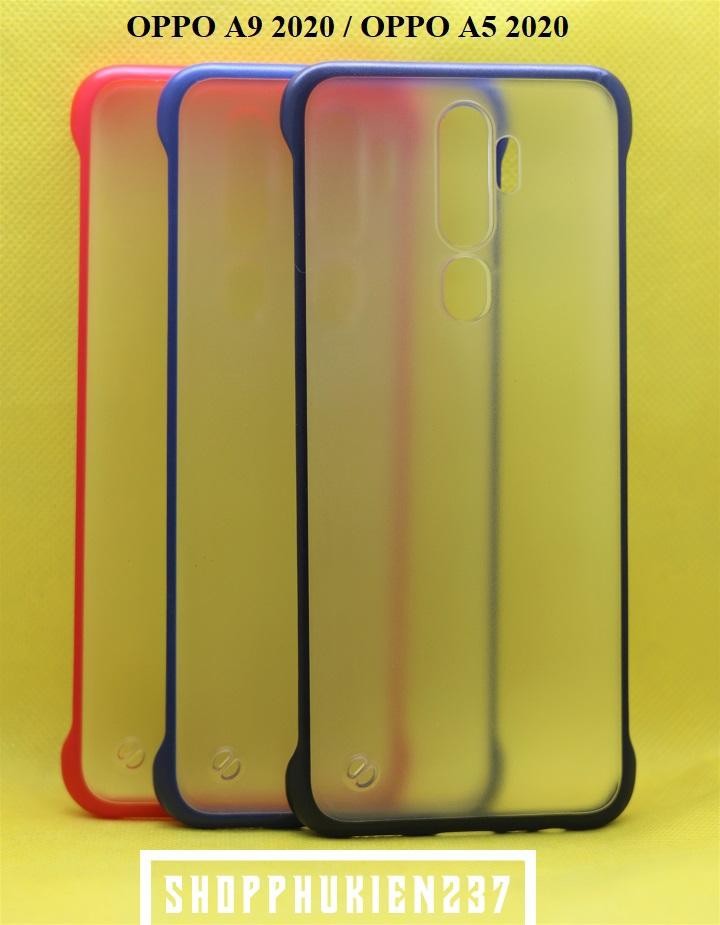 [HCM]Ốp Lưng Oppo A9 2020  Oppo A5 2020 Ốp Cứng Viền Dẻo Màu Cao Cấp