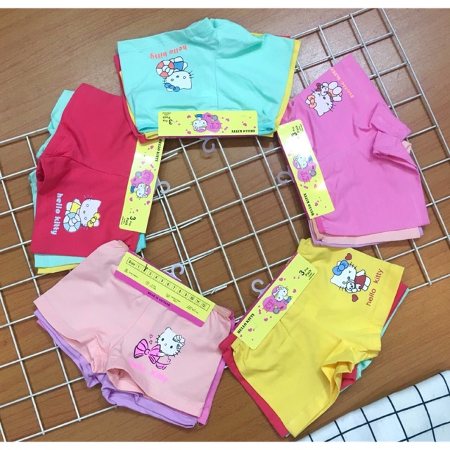 Combo 3 quần sịp đùi cho bé gái campodia