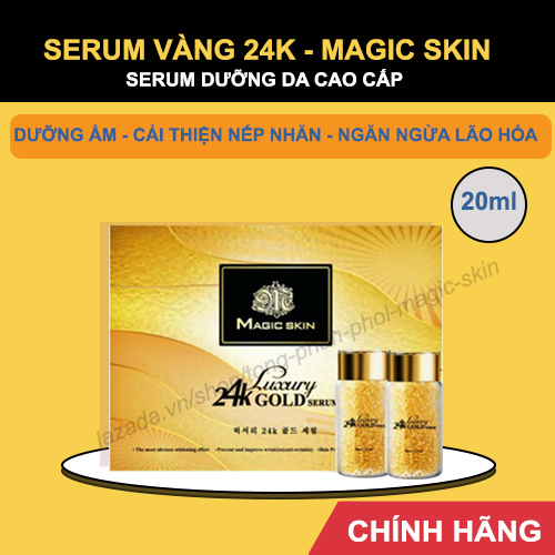 Serum Vàng 24K Magic Skin Luxury 24K Gold Serum 👍 Dưỡng da cao cấp ✔ CHÍNH HÃNG