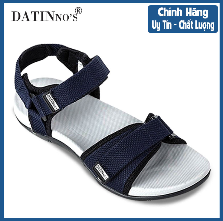 Giày Sandal Nam Quai Ngang, Dép Sandal Nam Đi Học DATINNOS (Đen Xanh Rêu) - SDDN104