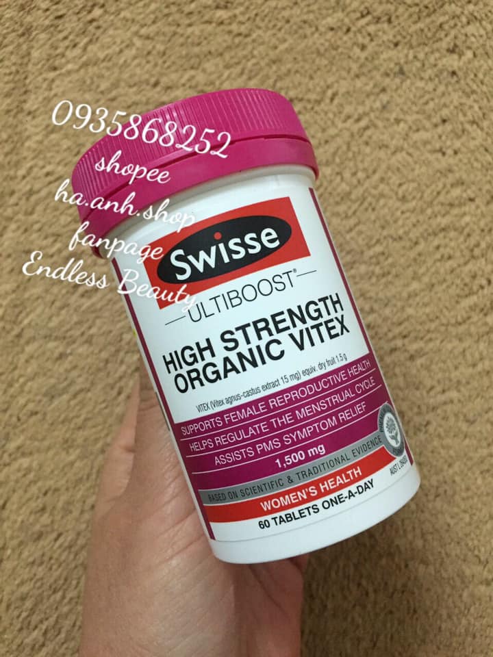 Organic Vitex Swisse 1500mg 60 viên
