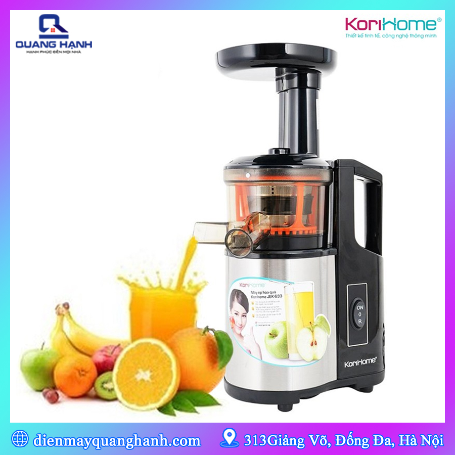Máy ép chậm korihome jek-633 120w - hãng phân phối