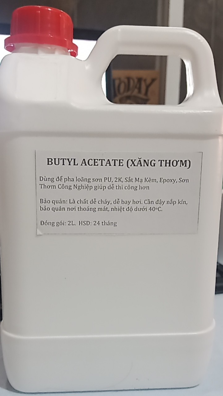 Dung Môi Butyl (Butin, Dầu chuối) Dùng Pha Sơn 2 Lít