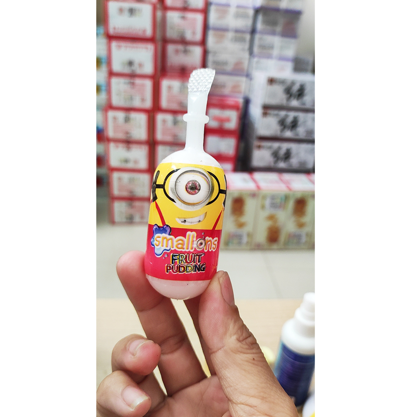 Combo 4 Chiếc Thạch Pudding Trái Cây Minions - BeeGin Food