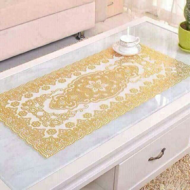 Khăn trải bàn hình chữ nhật sang trọng, kích thước 40x80cm