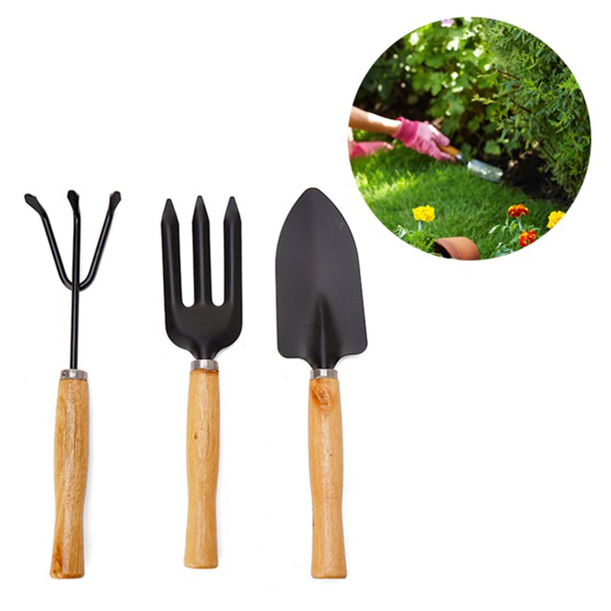 Bộ dụng cụ làm vườn 3 món mini h036