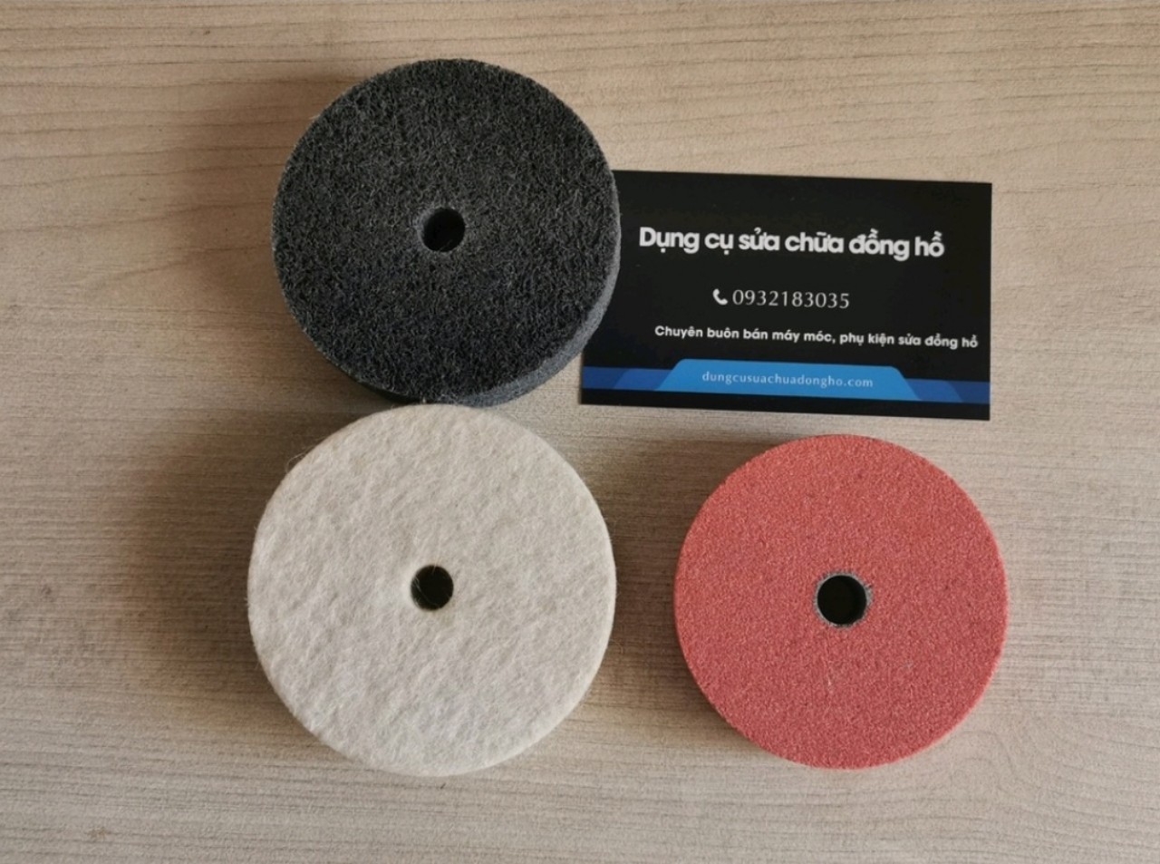 Đĩa đánh bóng nylon, nỉ trắng lông cừu, bánh cam đá mài, bánh đánh đóng 75mm