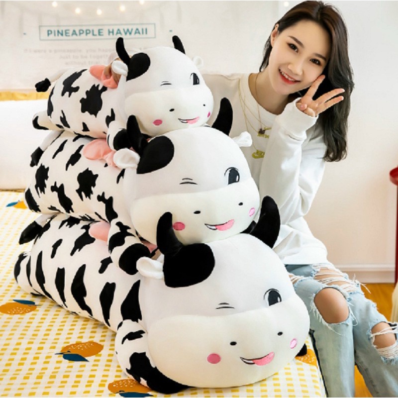 Gấu bông bò nằm cánh tim siêu đẹp size 1m5/1m/80cm