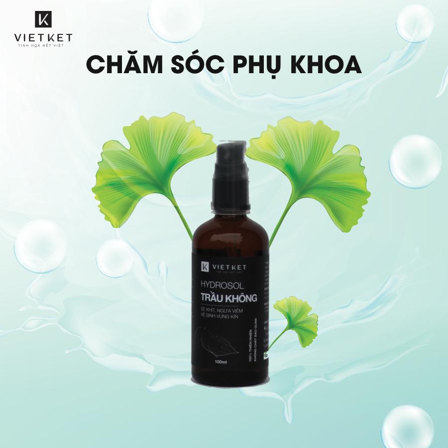 ( Freeship ) Xịt rửa phụ khoa Hydrosol lá trầu không Vietket