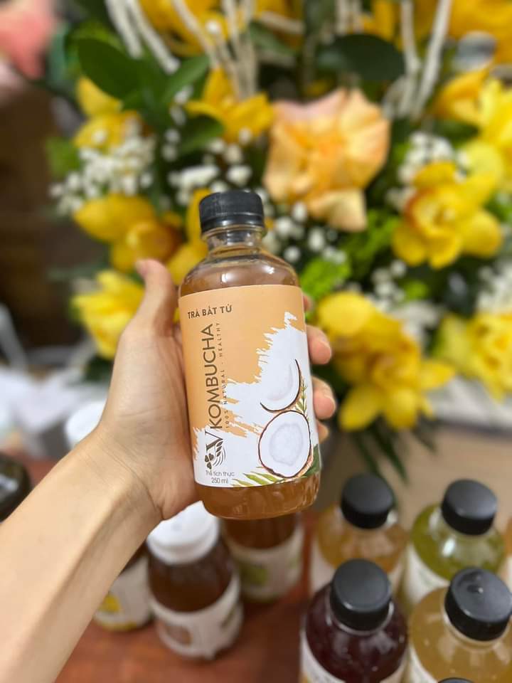 inbox chọn vị Kombucha Vgreen VKombucha Trà bất tử, bia gừng, chill