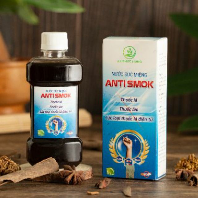 Cai Thuoc Lá Antismok Nước Súc Miệng Cai Thuoc Lá