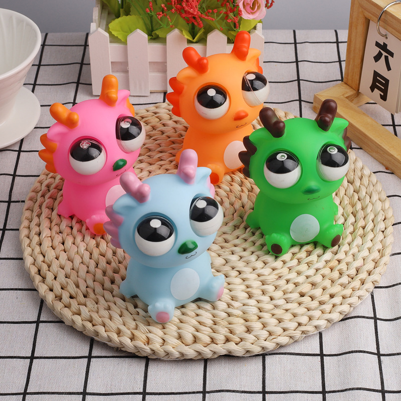 Đồ chơi xả stress, Đồ chơi squishy, Rồng mắt lồi dễ thương