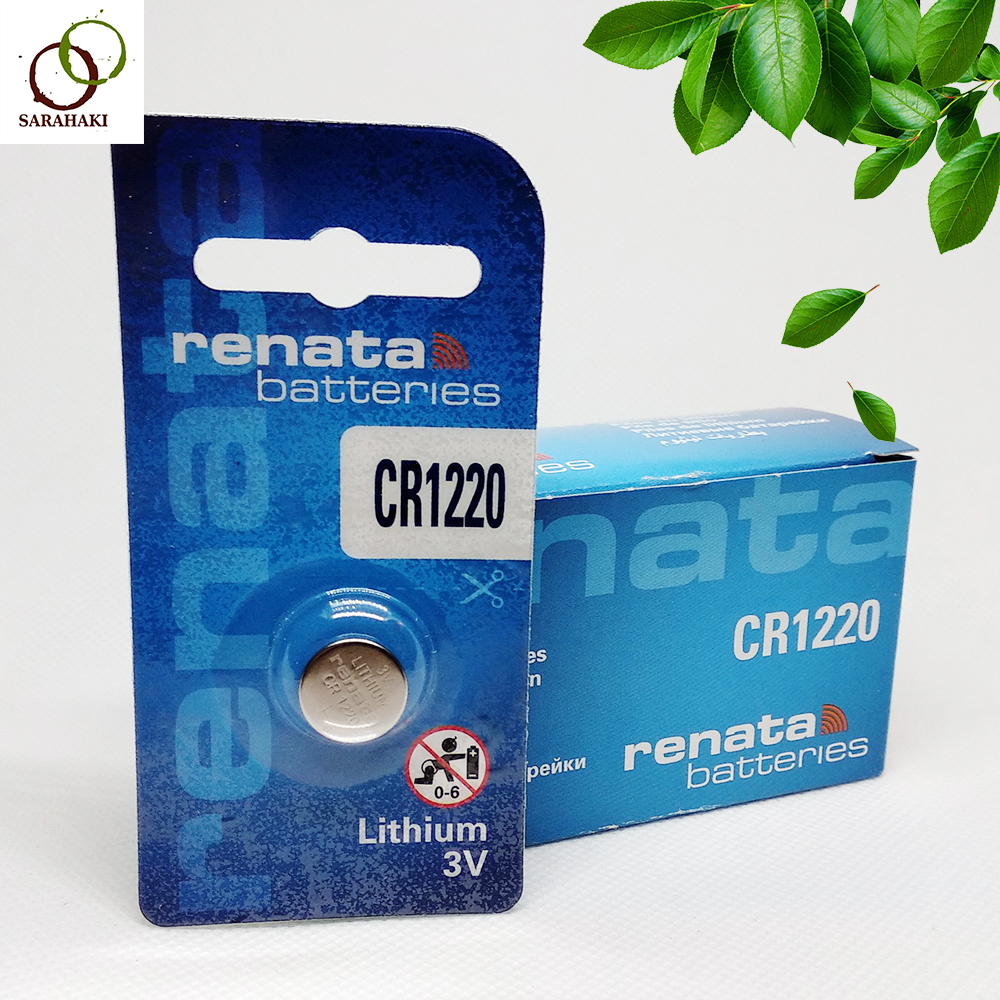 Pin cr1220 renata lithium 3v chính hãng thụy sĩ - vỉ 1 viên