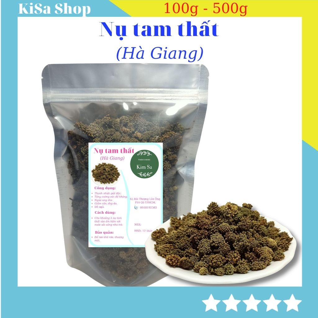 Nụ hoa tam thất khô