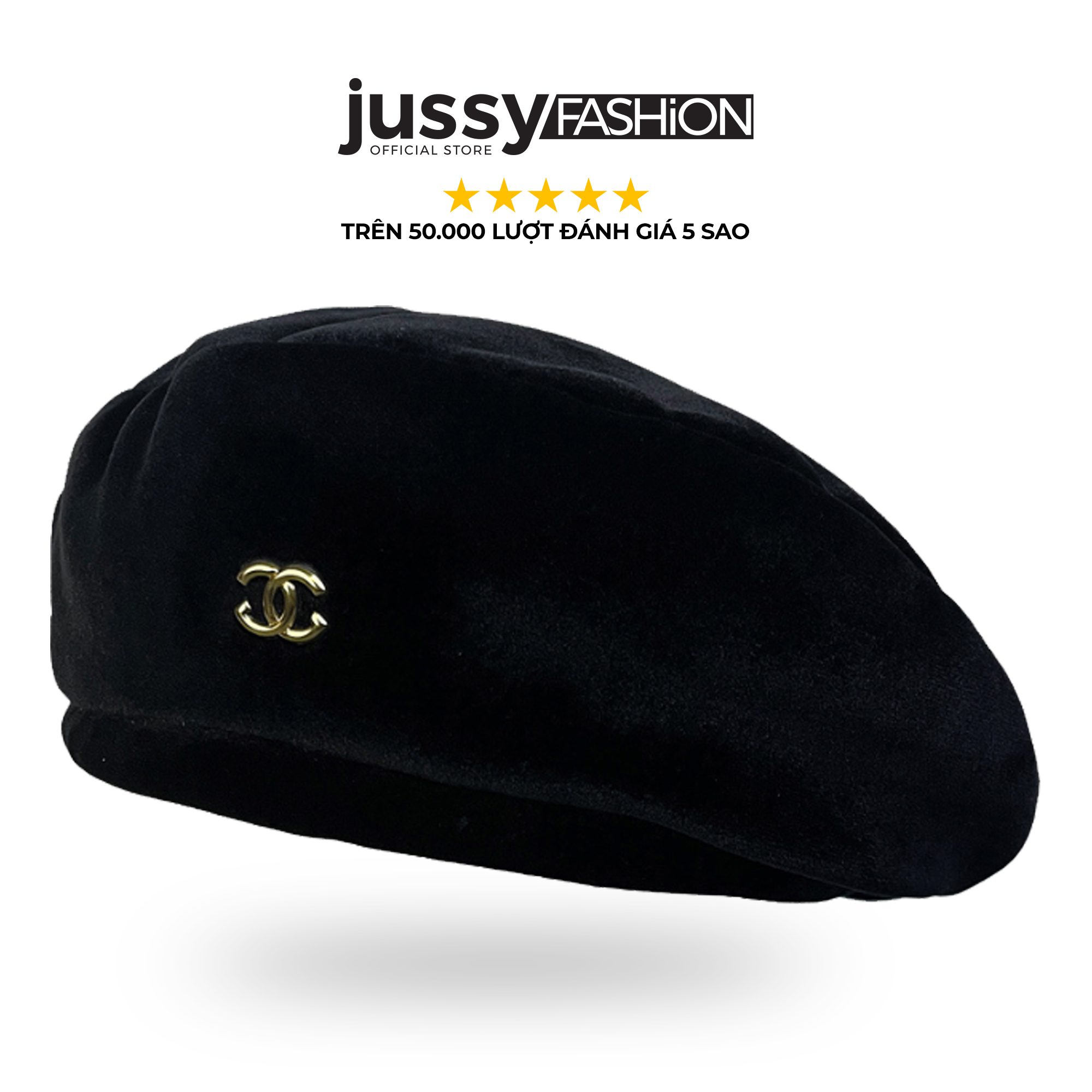 Mũ nồi nhung icon cc jussy fashion kiểu mũ beret nữ chất vải nhung mịn phong cách hàn quốc