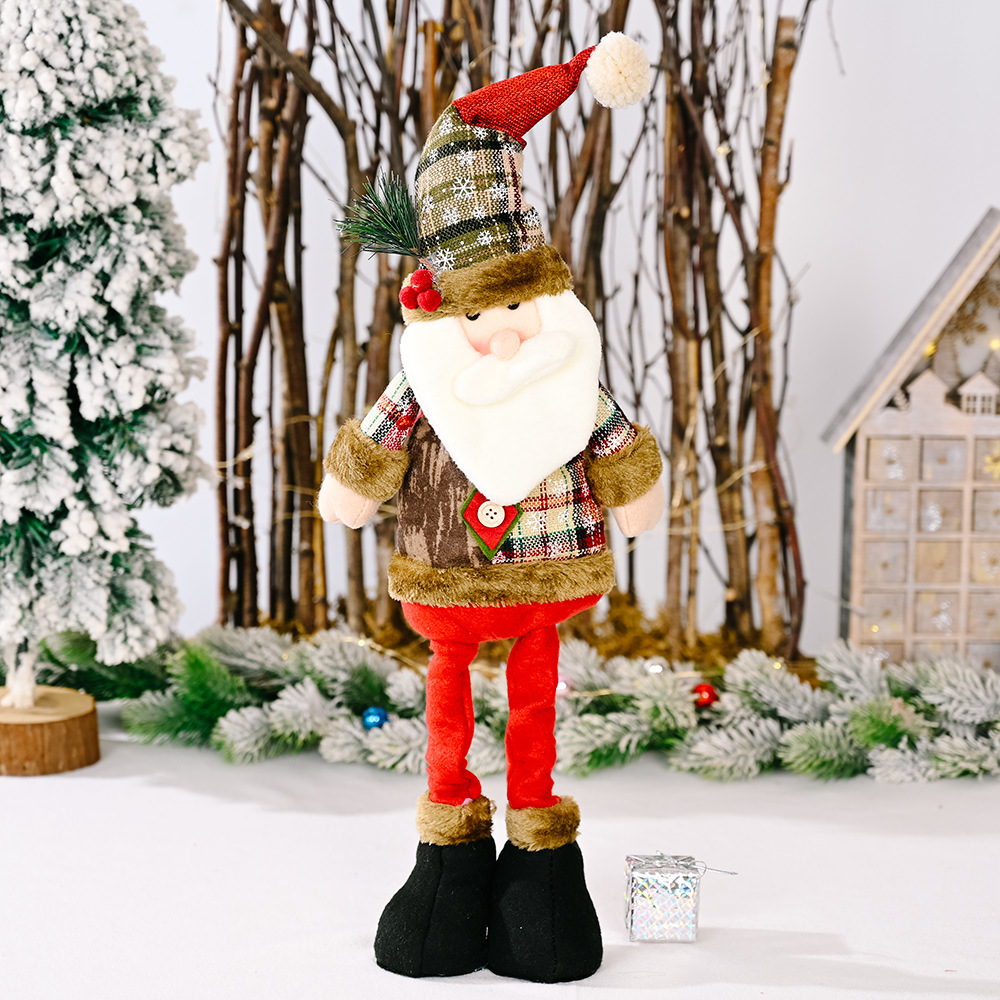 Búp bê tuần lộc, ông già Noel đặt bàn trang trí, làm quà tặng giáng sinh