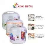 Nồi cơm điện nắp gài Sharp 1.8 lít KS-18TJV/"GR"/"LL" - Hàng chính hãng - Lòng nồi dày, tỏa nhiệt từ một hướng, thời gian giữ ấm đến 5h