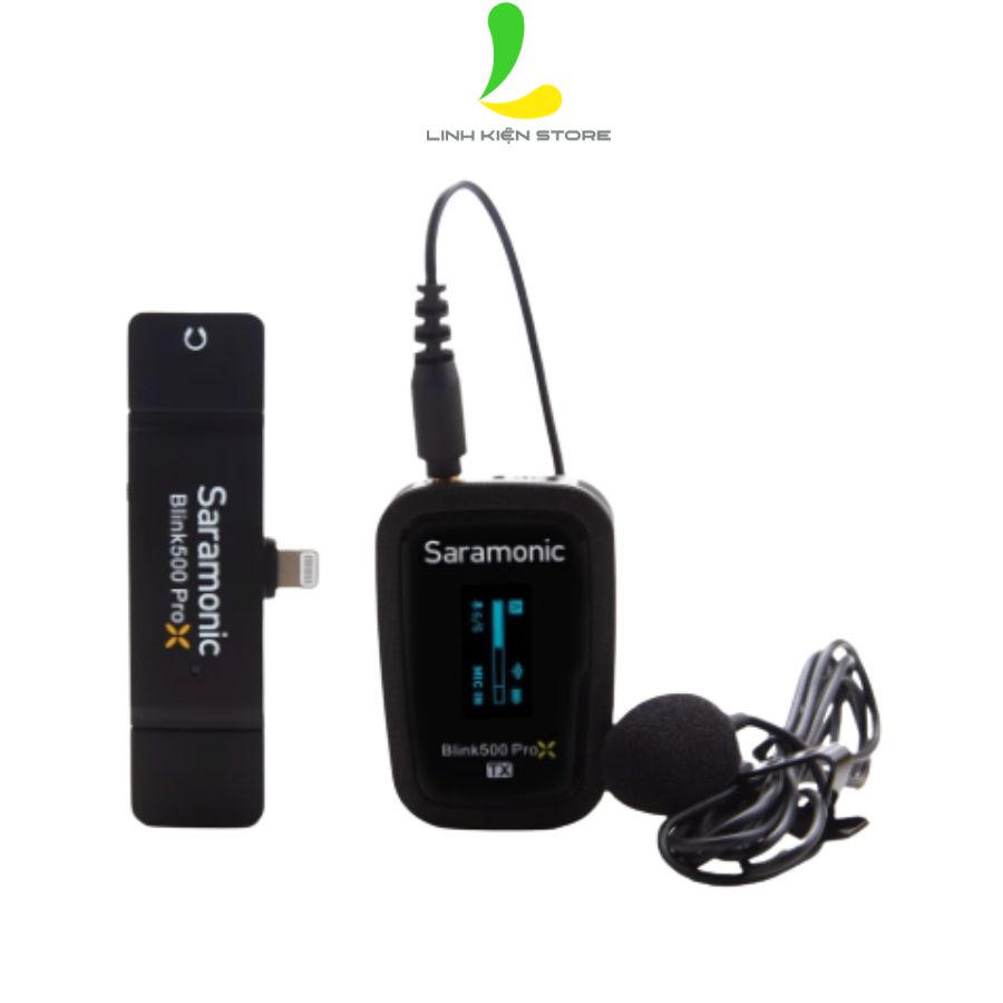 Micro thu âm không dây Saramonic Blink500 ProX B3 - Thiết bị ghi âm dành cho một người công Nghệ 2.4GHz hỗ trợ IOS