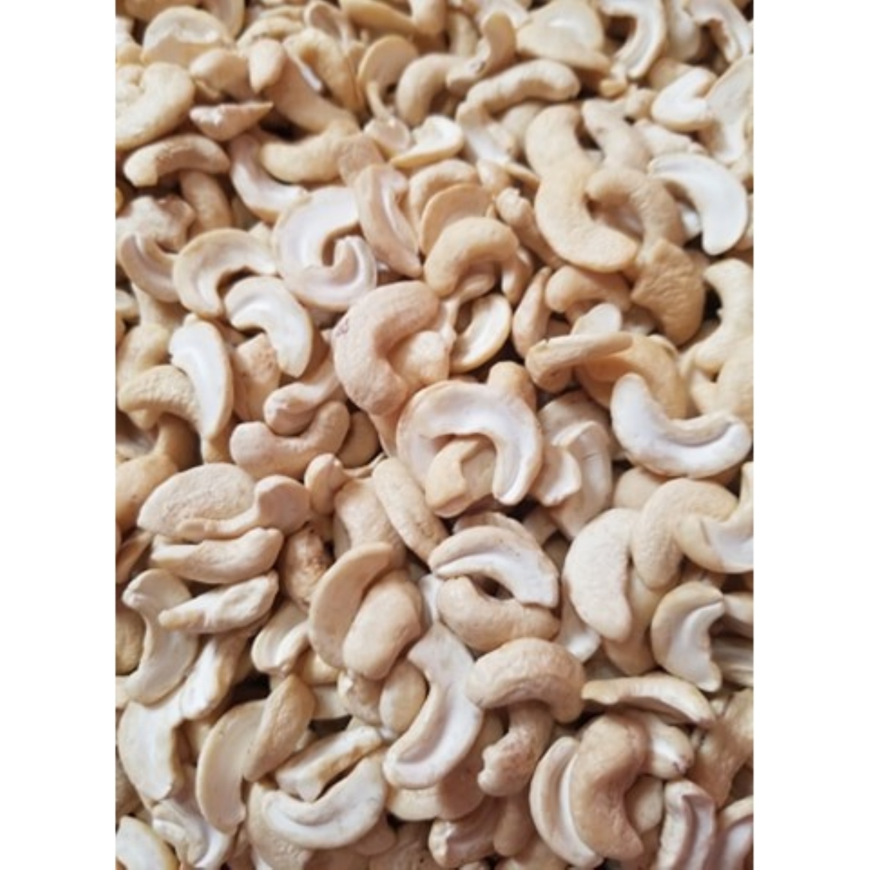 Hạt Điều sống vỡ đôi bóc sạch vỏ lụa loại 1 túi 500g