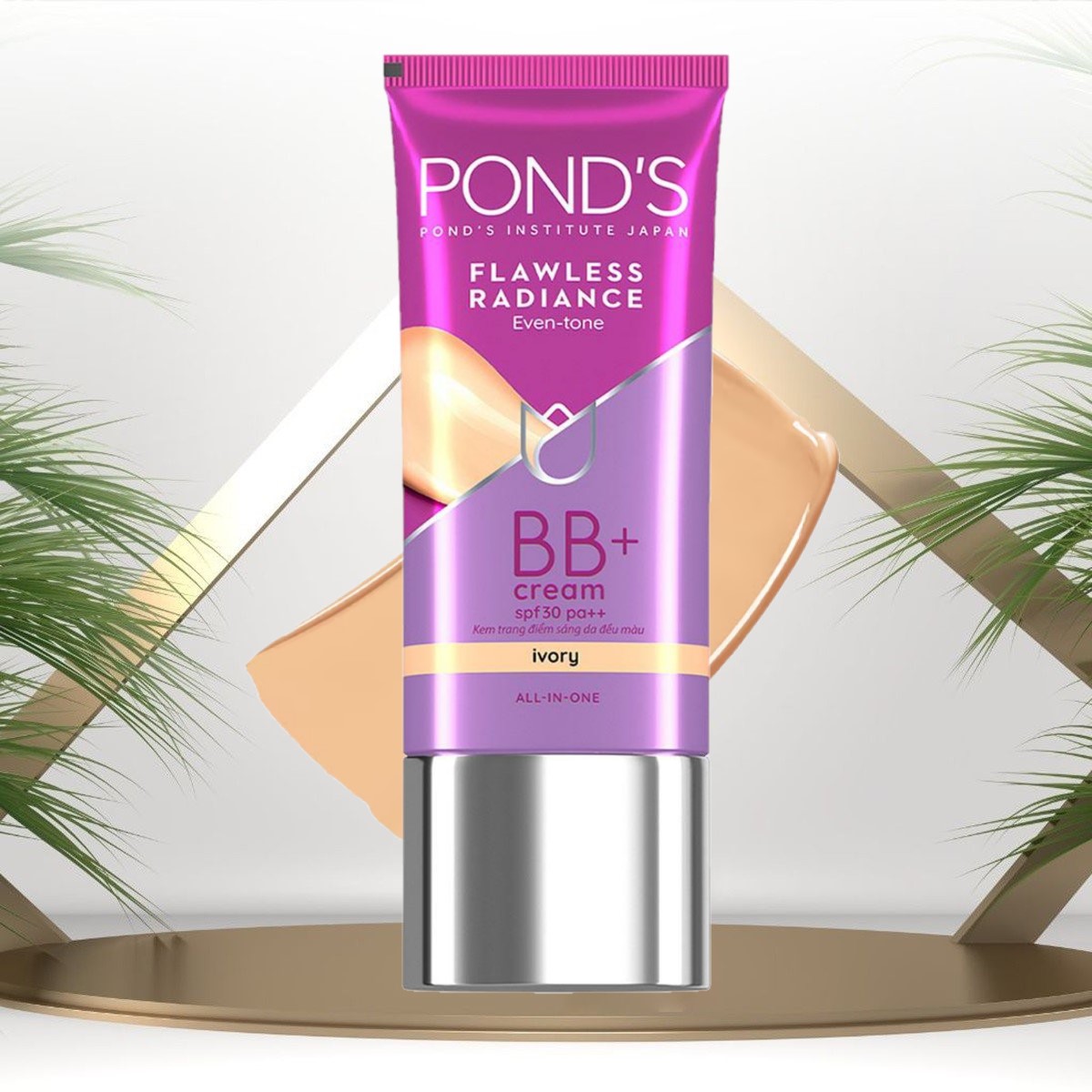Kem nền pond bb cream kem trang điểm dưỡng trắng sáng da đều màu che khuyết điểm tối ưu ponds bb cream flawless radiance 25g