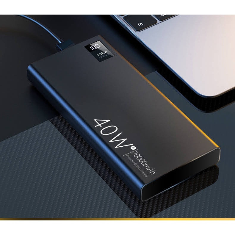 Sạc Dự Phòng Dung Lượng Khủng Pin 20000Mah Sạc Nhanh Các Dòng Điện Thoại Tối Đa 40W