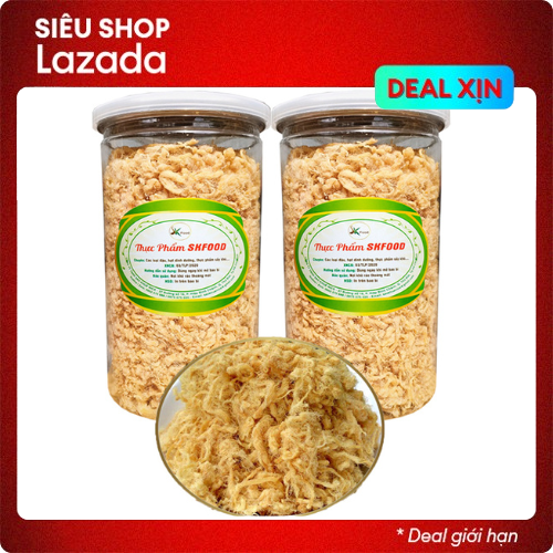 COMBO 2 HŨ CHÀ BÔNG HEO LOẠI 1 ĐẶC BIỆT THƠM NGON SKFOOD - TỔNG 500G