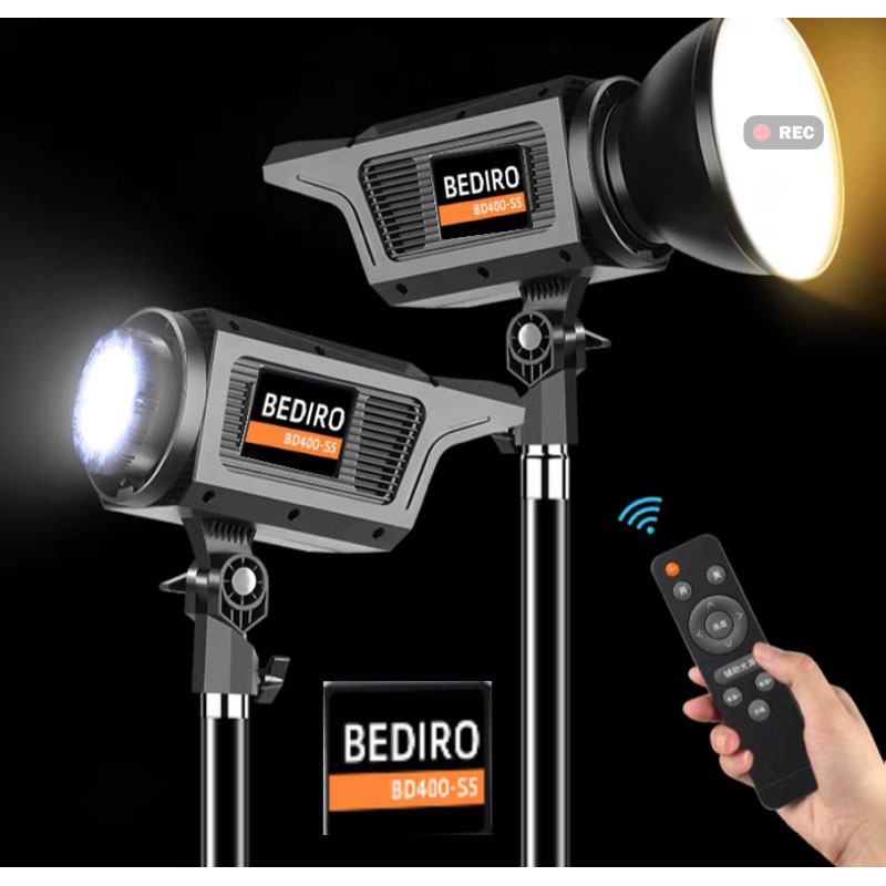 Bộ đèn studio ngàm bowen bediro bd-400ss