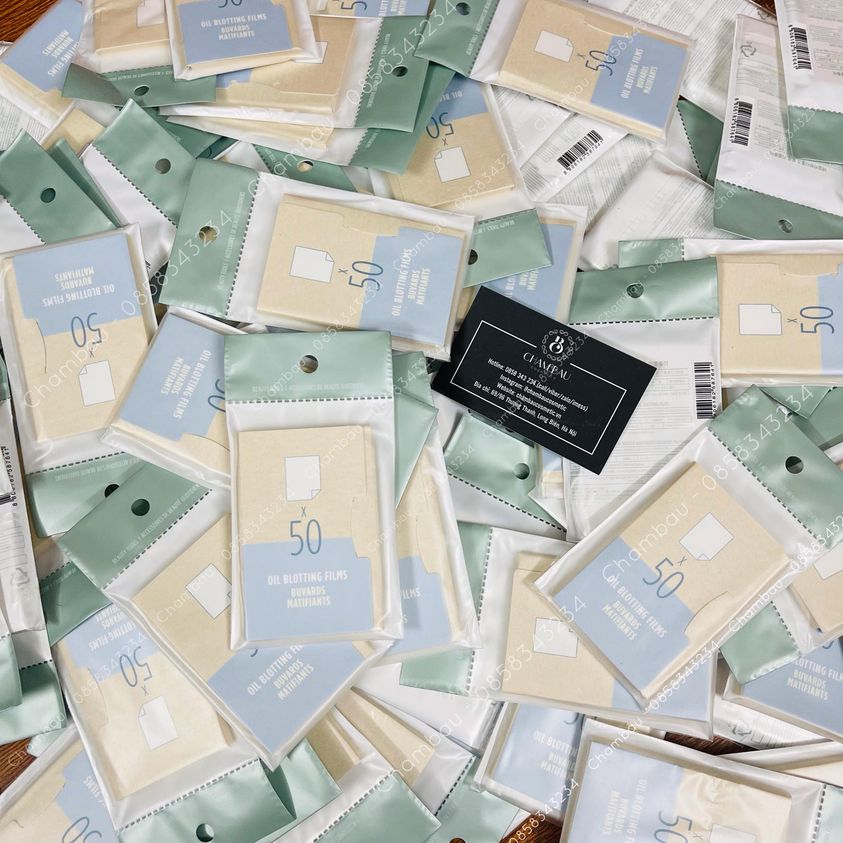 🎋giấy thấm dầu🎋 the face shop 50 miếng mẫu mới
