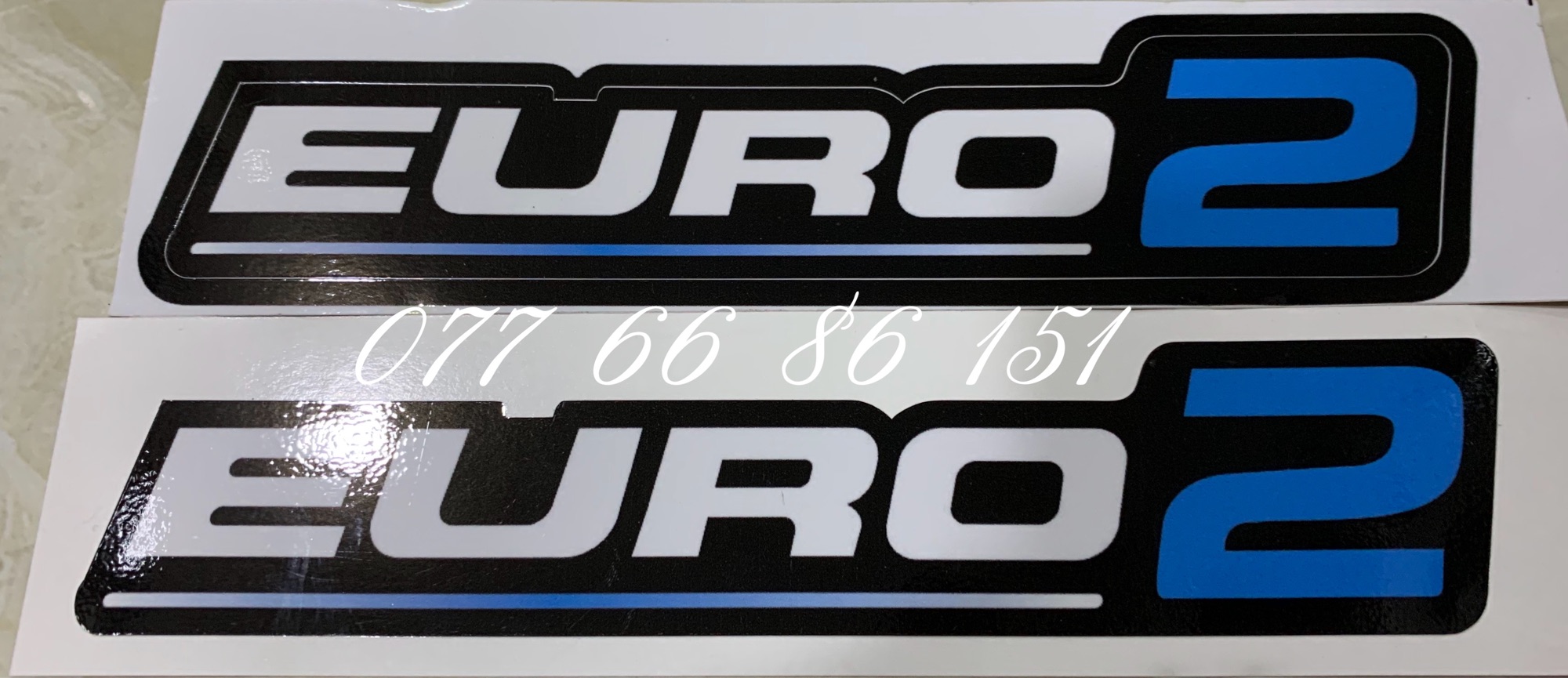 Tem Chữ Dán Euro2 Cho Xe Tải.Tem Dán Xe Tải Euro2 , euro 2