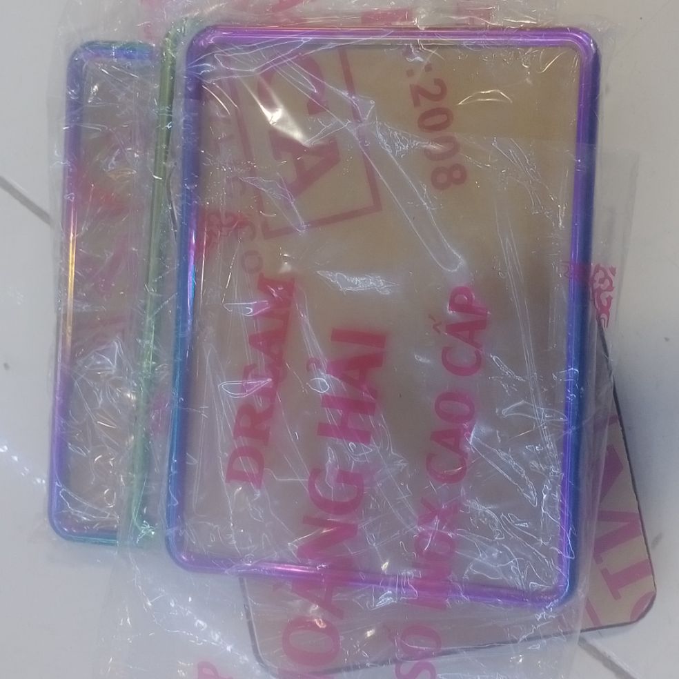 Khung biển số xe máy titan 7 màu + tặng kèm 10 logo hình dán sticker mắt mèo, ohlins,..