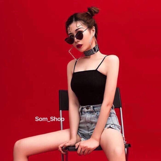 Anly23 - áo 2 dây sợi bún ôm body sexy
