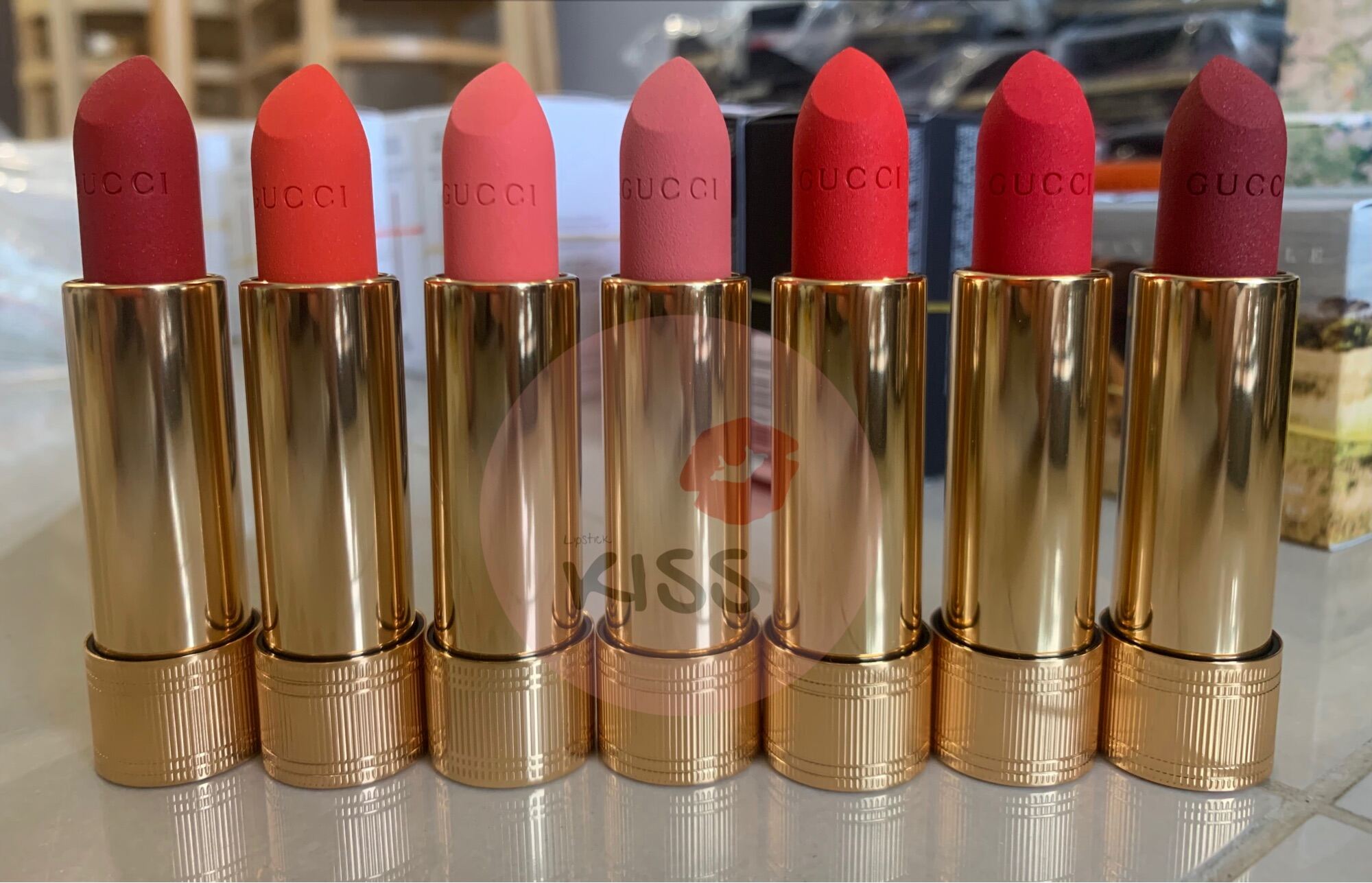 - son thỏi lì gucc! matte - kiss cosmetics