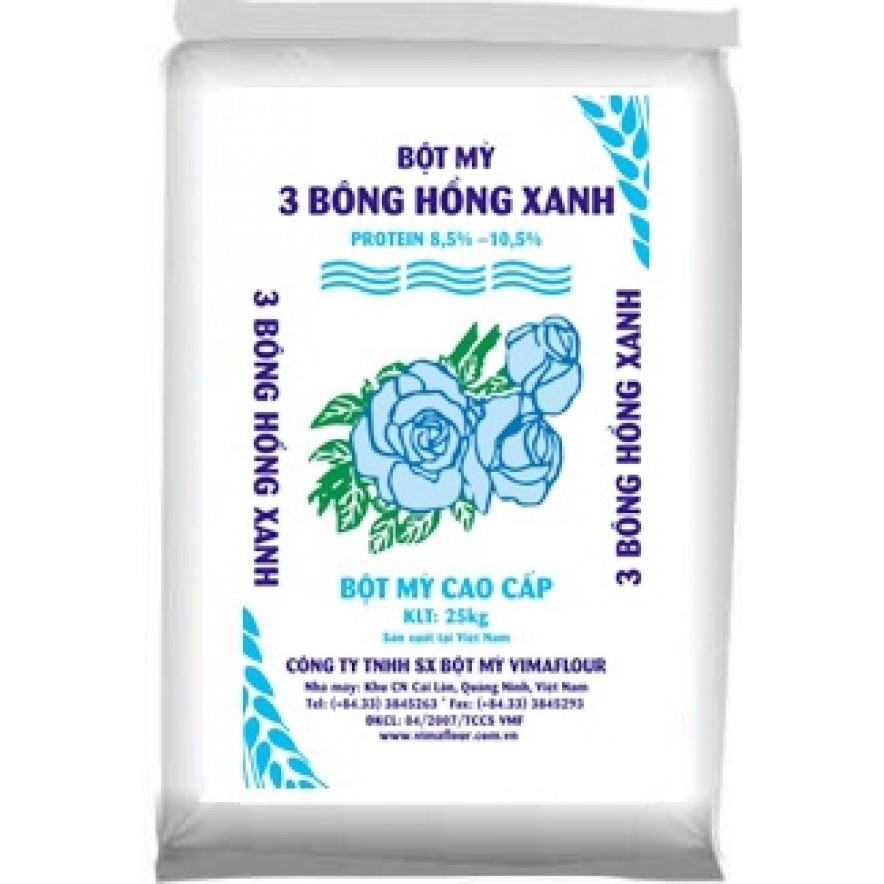 Bột mì 3 bông hồng xanh tp.hcm