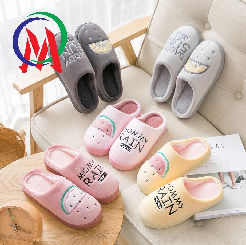 [HCM][Hàng hót giá rẻ] Dép lông mang trong nhà hình trái dưa hấu