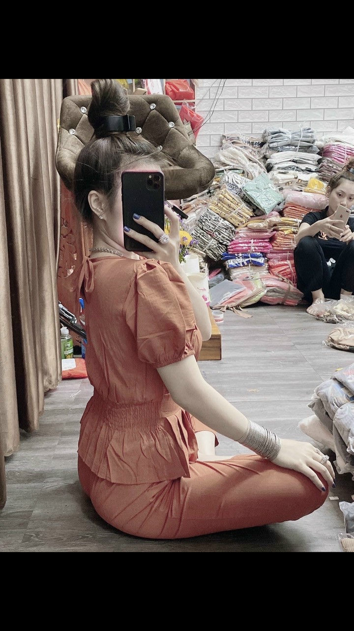 ĐỒ BỘ QUẦN DÀI ÁO KIỂU PELUM SIÊU XINH XẮN, MẶC NHÀ ĐI CHƠI ĐỀU ĐẸP, XSDX