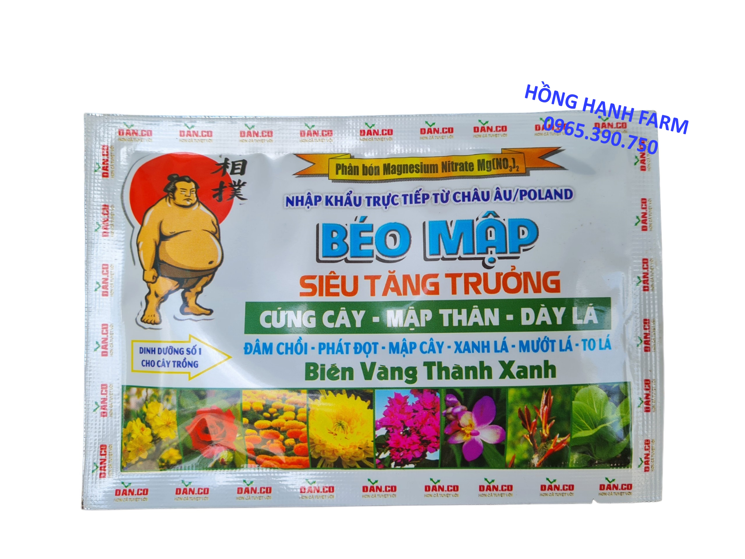 Phân bón lá BÉO MẬP siêu tăng trưởng