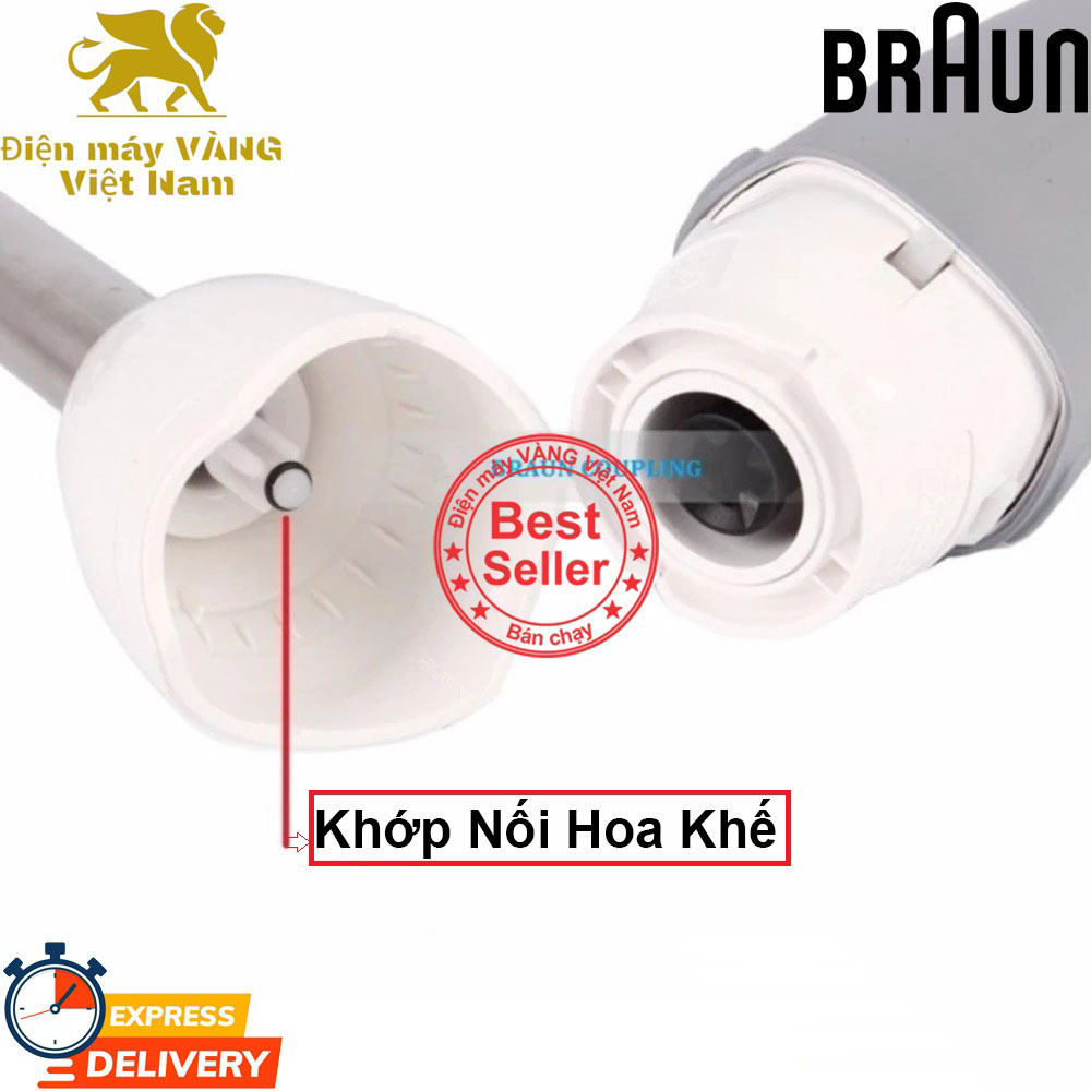 Linh kiện máy xay sinh tố cầm tay Braun - Hoa khế trắng thanh dao xay