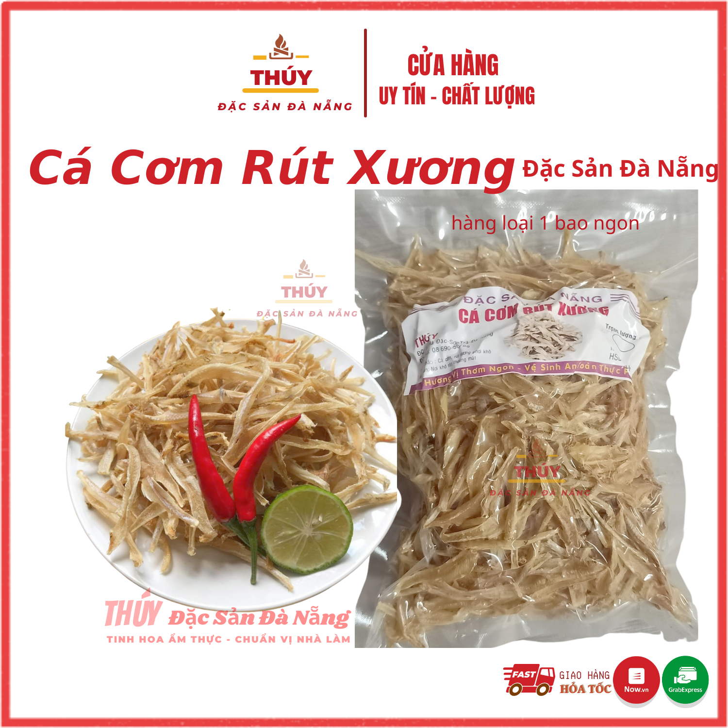 Cá Cơm Rút Xương túi 500gr cá rút xương bỏ đầu rim tỏi ớt là ngon ngất ngây