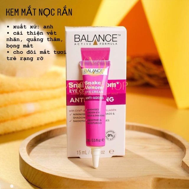 Kem mắt nọc rắn balance