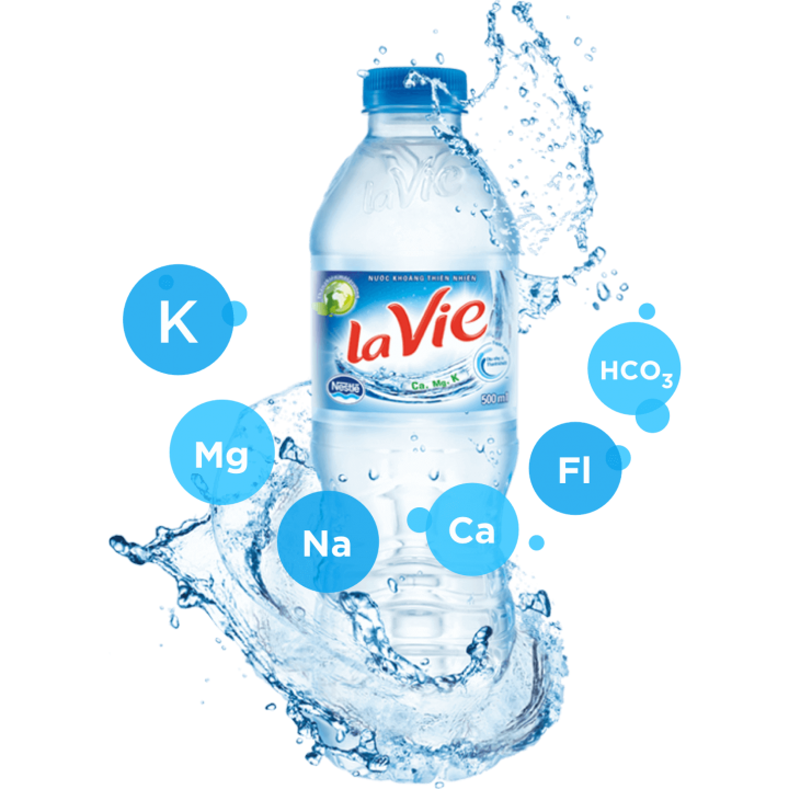 Nước khoáng lavie 350ml x10 chai