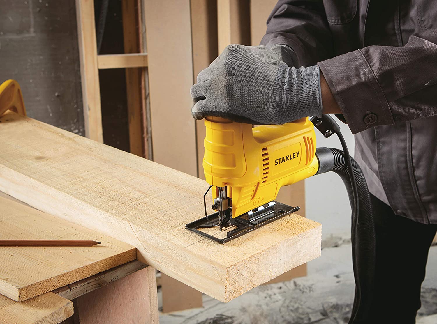 Máy cưa lọng cầm tay stanley 450w 650w stanley sj45 sj60 - chính hãng sj45 sjj60