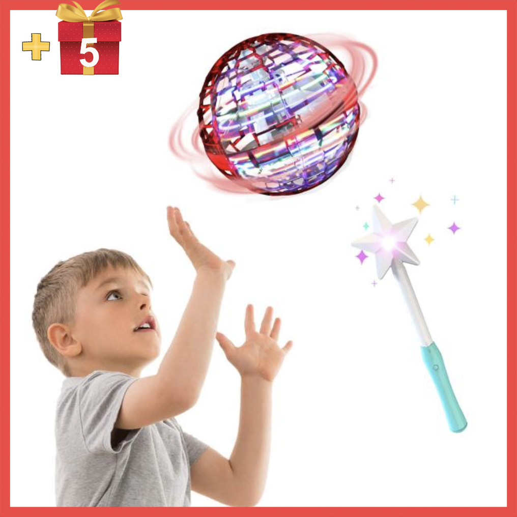 Bóng Đồ Chơi UFO xoay tròn hiệu ứng boomerang