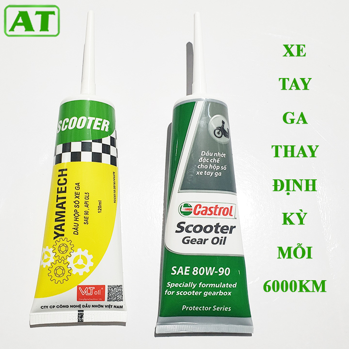 Dầu Nhớ Hộp Số Castrol 80W-90 API GL-5 Dầu Láp Xe Ga