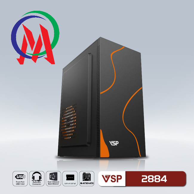Vỏ case máy tính văn phòng vsp home and office 2884 / 2885 / 2886