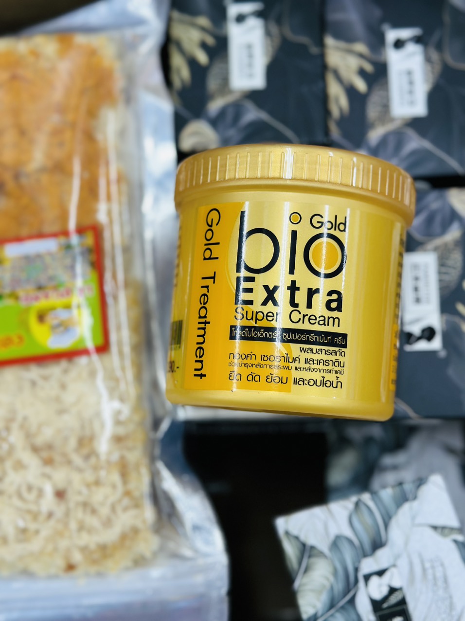 Hấp dầu 3 in 1 gold bio extra super cream 500ml - thái lan